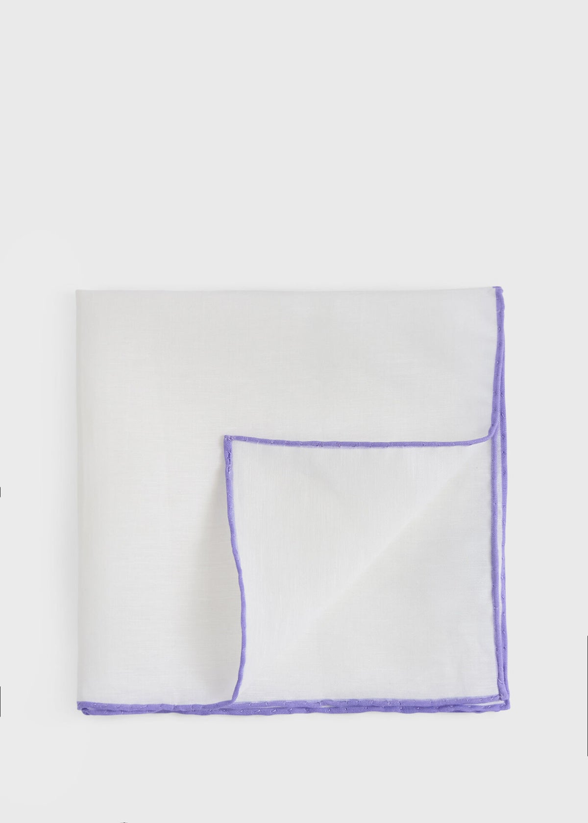 Handkerchief with Contrast Border - Paul Stuart Latest