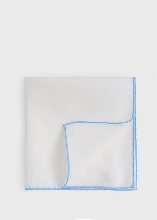 Handkerchief with Contrast Border - Paul Stuart Recommended