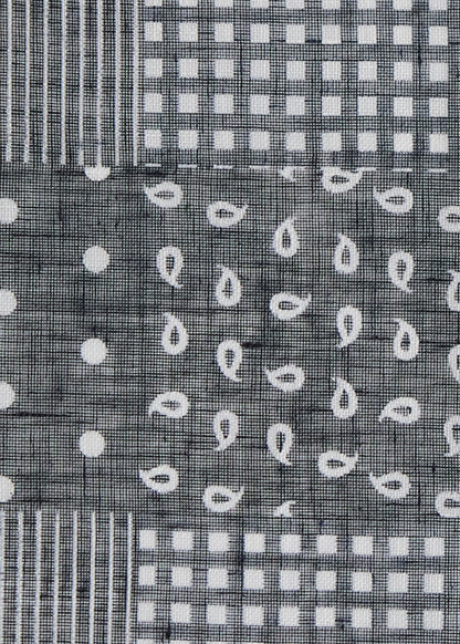Linen Tonal Patchwork Pocket Square - Paul Stuart Premium