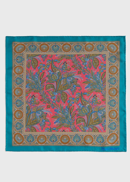 Silk Paisley Pocket Square - Paul Stuart Trending