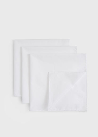 Cotton Pocket Square Set - Paul Stuart Exclusive