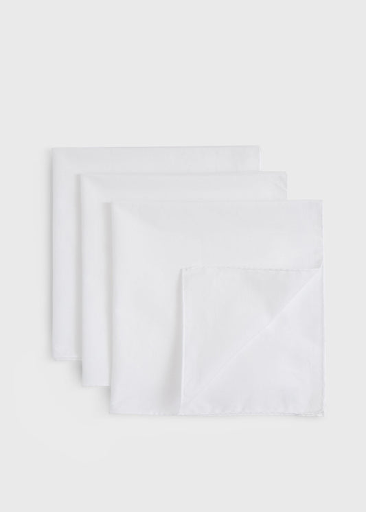 Cotton Pocket Square Set - Paul Stuart Exclusive