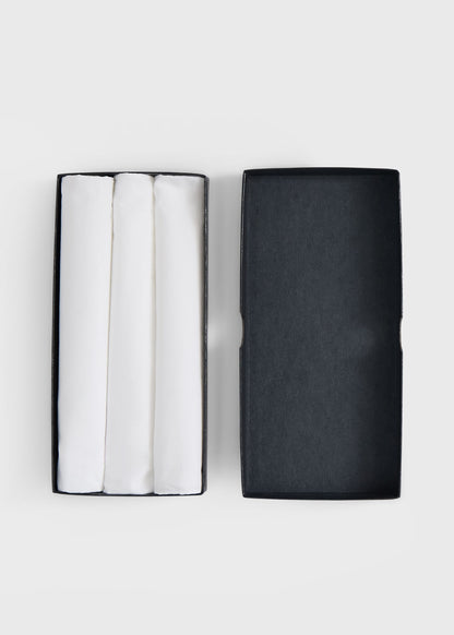 Cotton Pocket Square Set - Paul Stuart Exclusive