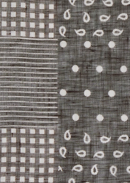 Linen Tonal Patchwork Pocket Square - Paul Stuart Premium