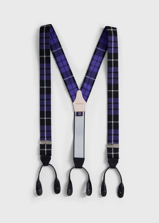 Wool Plaid Suspenders - Paul Stuart Trending