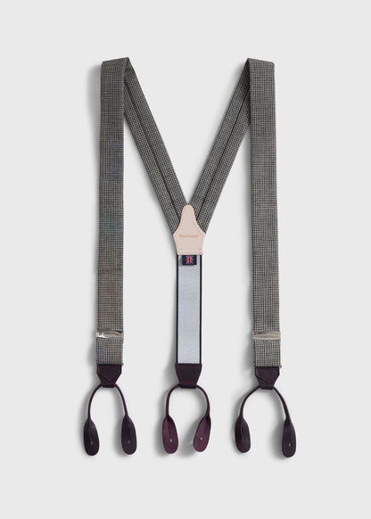 Houndstooth Suspenders - Paul Stuart Deals