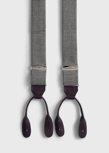Houndstooth Suspenders - Paul Stuart Deals