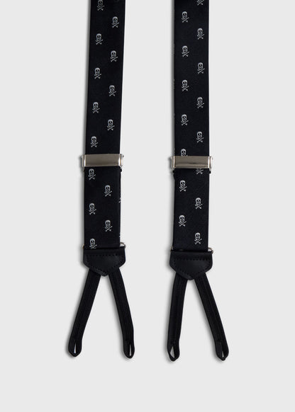 Skull & Bone Formal Suspenders - Paul Stuart Great Value