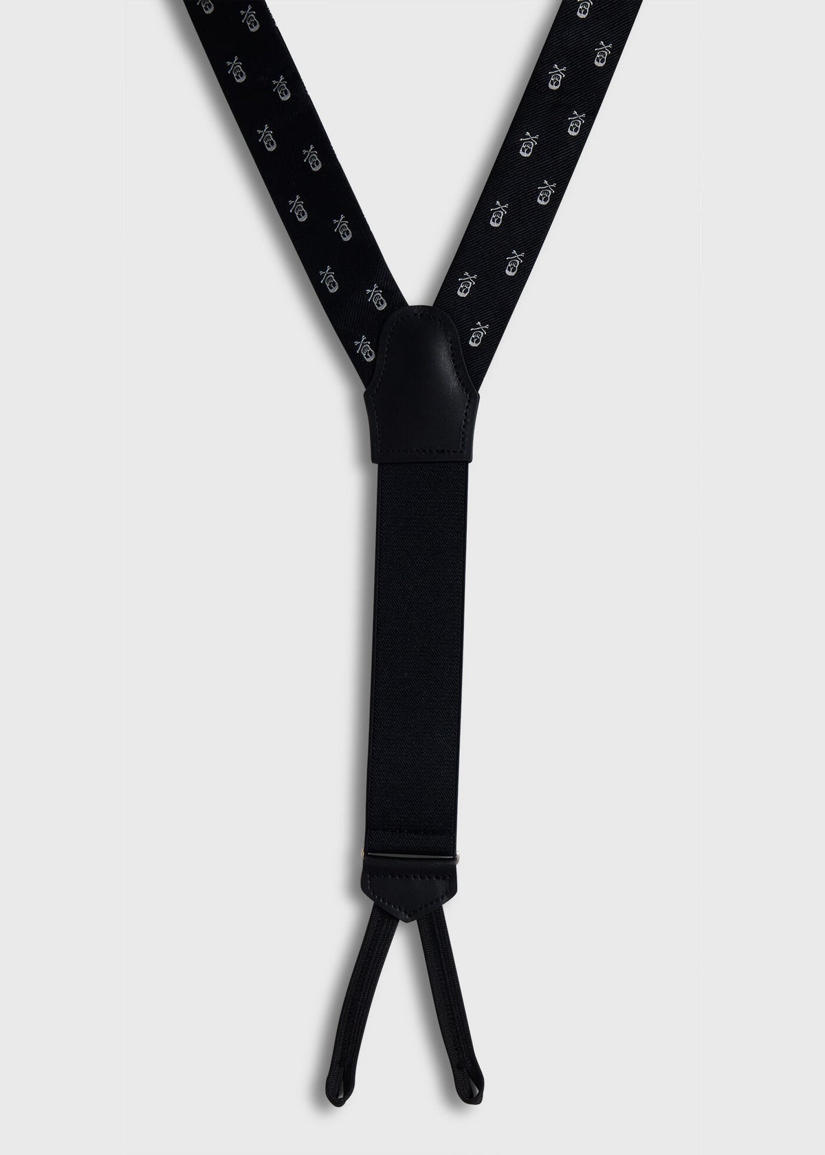 Skull & Bone Formal Suspenders - Paul Stuart Great Value