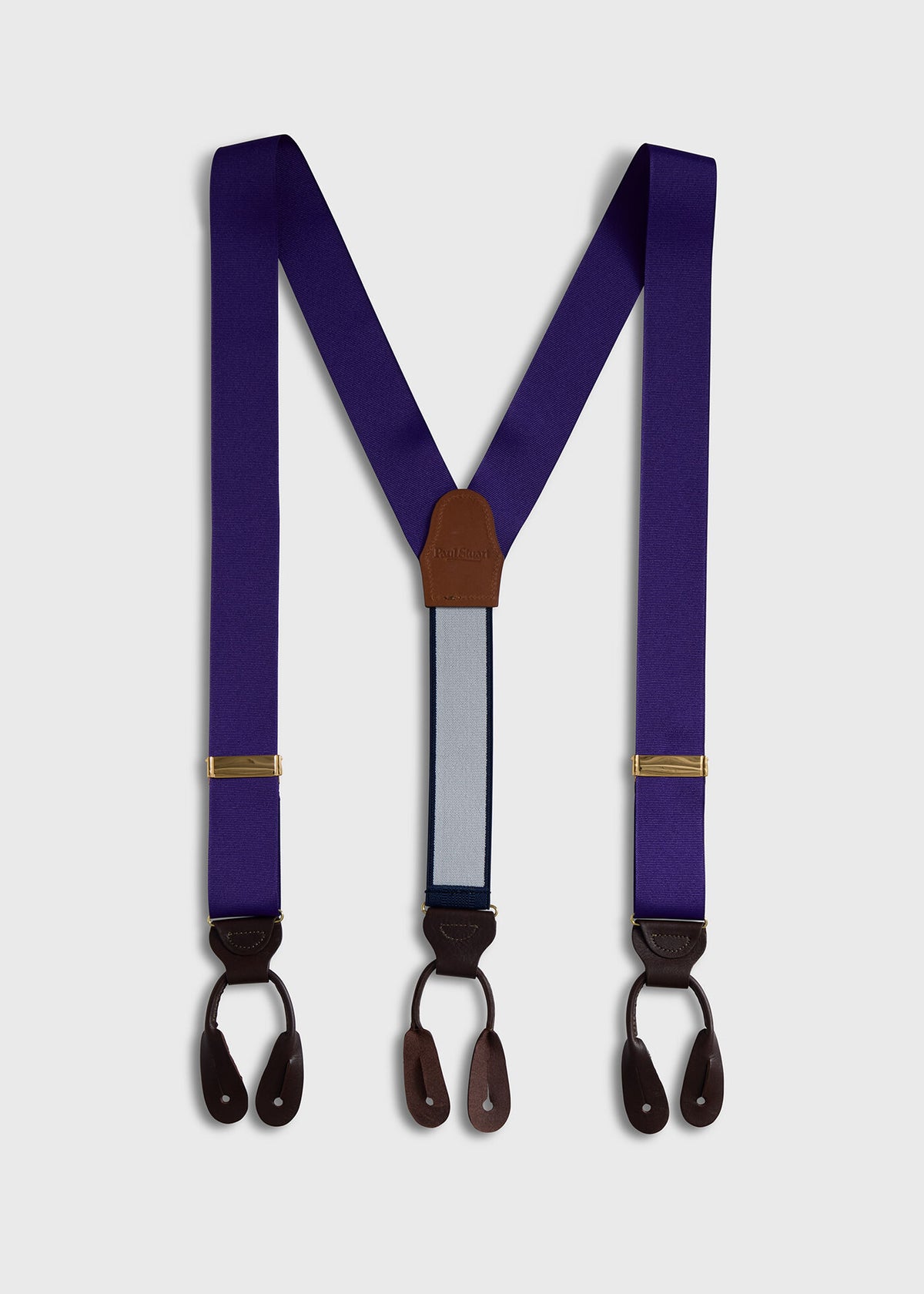 Solid Grosgrain Suspenders - Paul Stuart Smart Buy