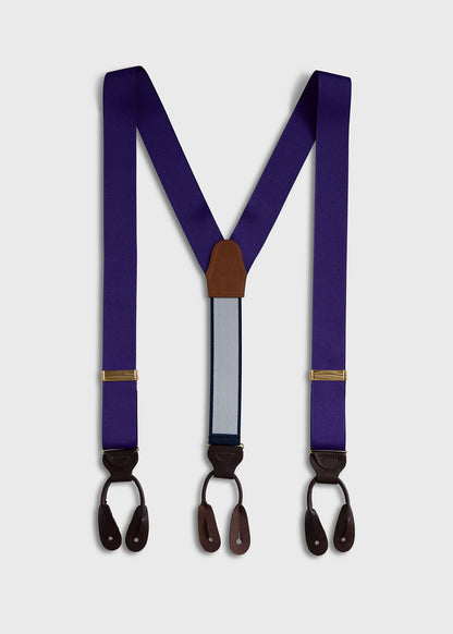 Solid Grosgrain Suspenders - Paul Stuart Smart Buy