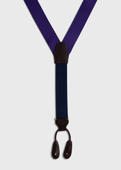 Solid Grosgrain Suspenders - Paul Stuart Smart Buy