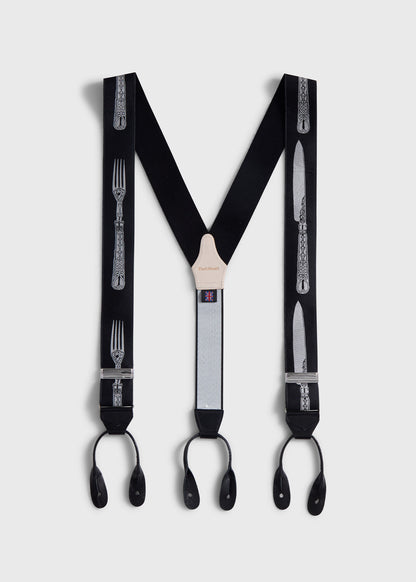 Knife & Fork Suspenders - Paul Stuart Hot Sale