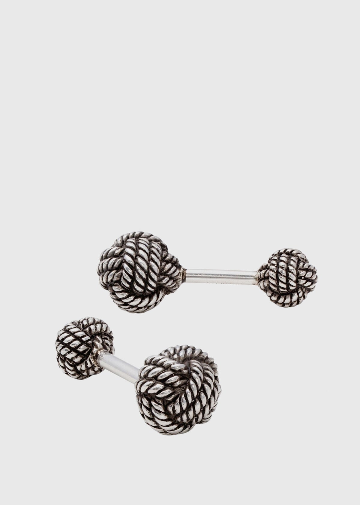 Sterling Silver Rope Ball Cufflinks - Paul Stuart Discount