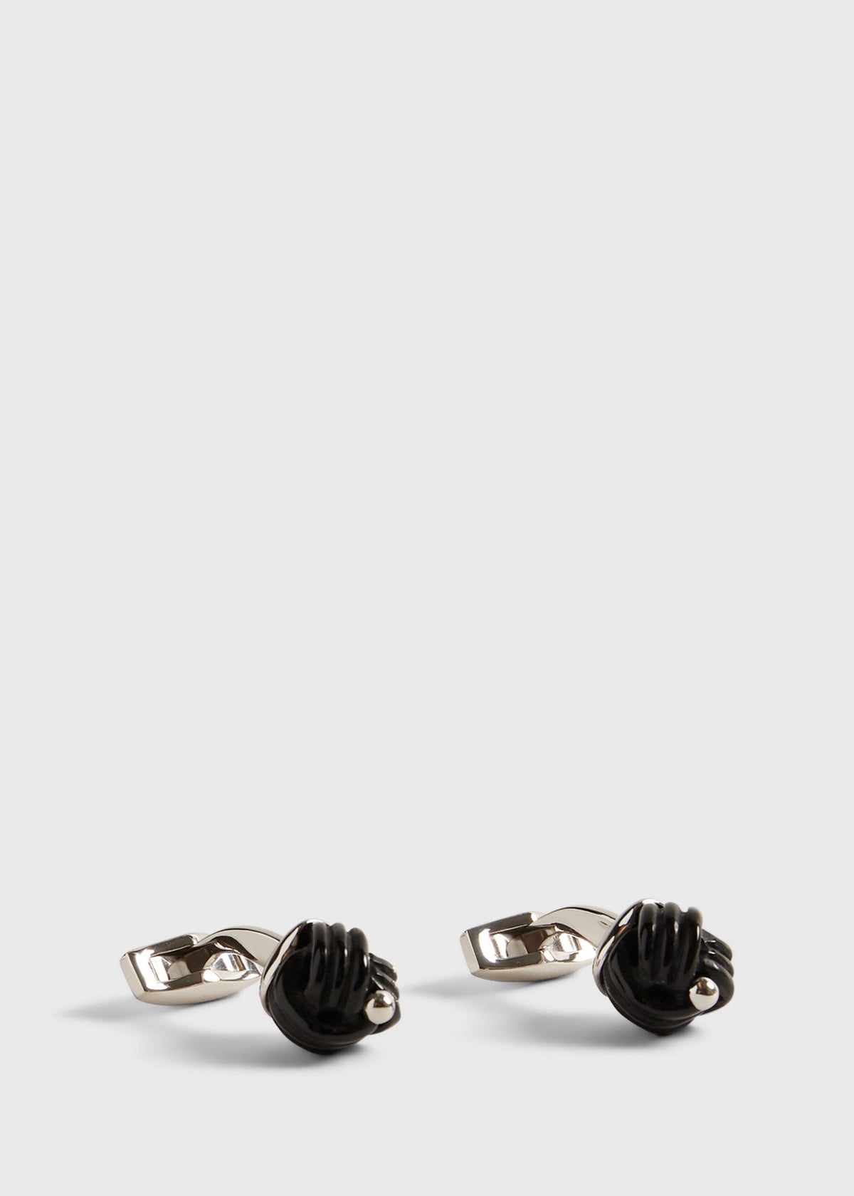 Sterling Silver with Black Onyx Carved Knot - Paul Stuart Best Seller