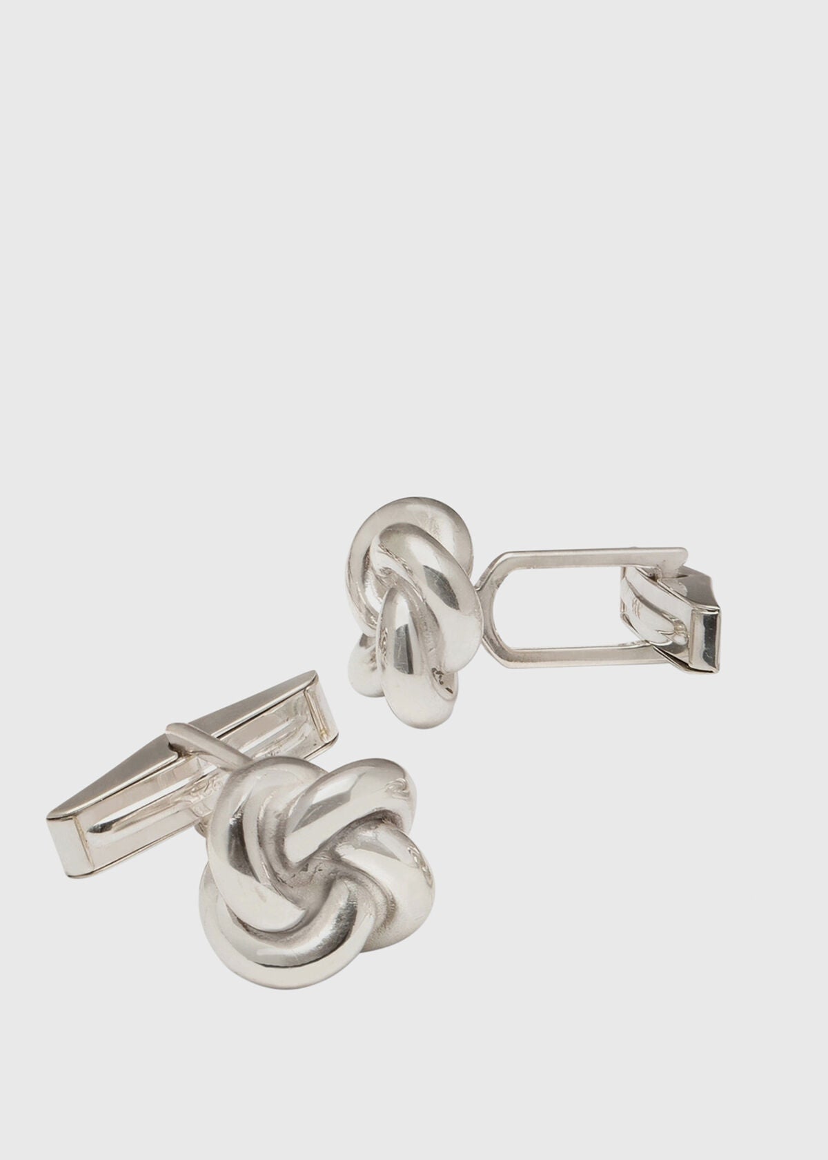 Sterling Silver Knot Cufflinks - Paul Stuart Premium