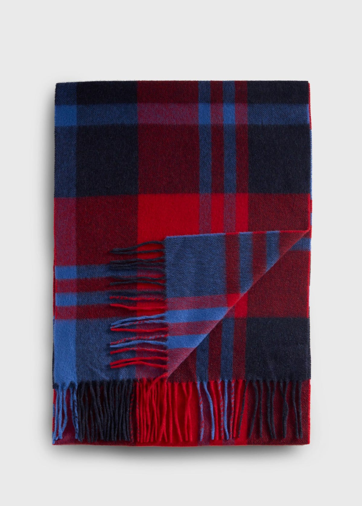 Woven Cashmere Plaid Scarf - Paul Stuart Popular