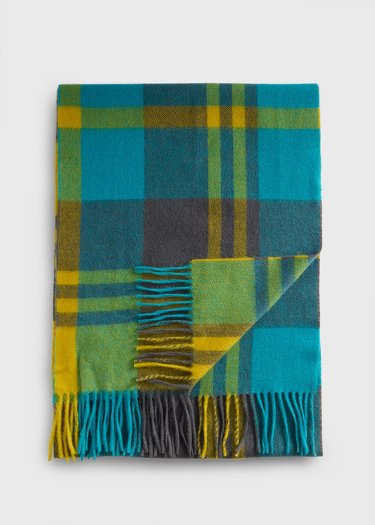 Woven Cashmere Plaid Scarf - Paul Stuart Special Offer