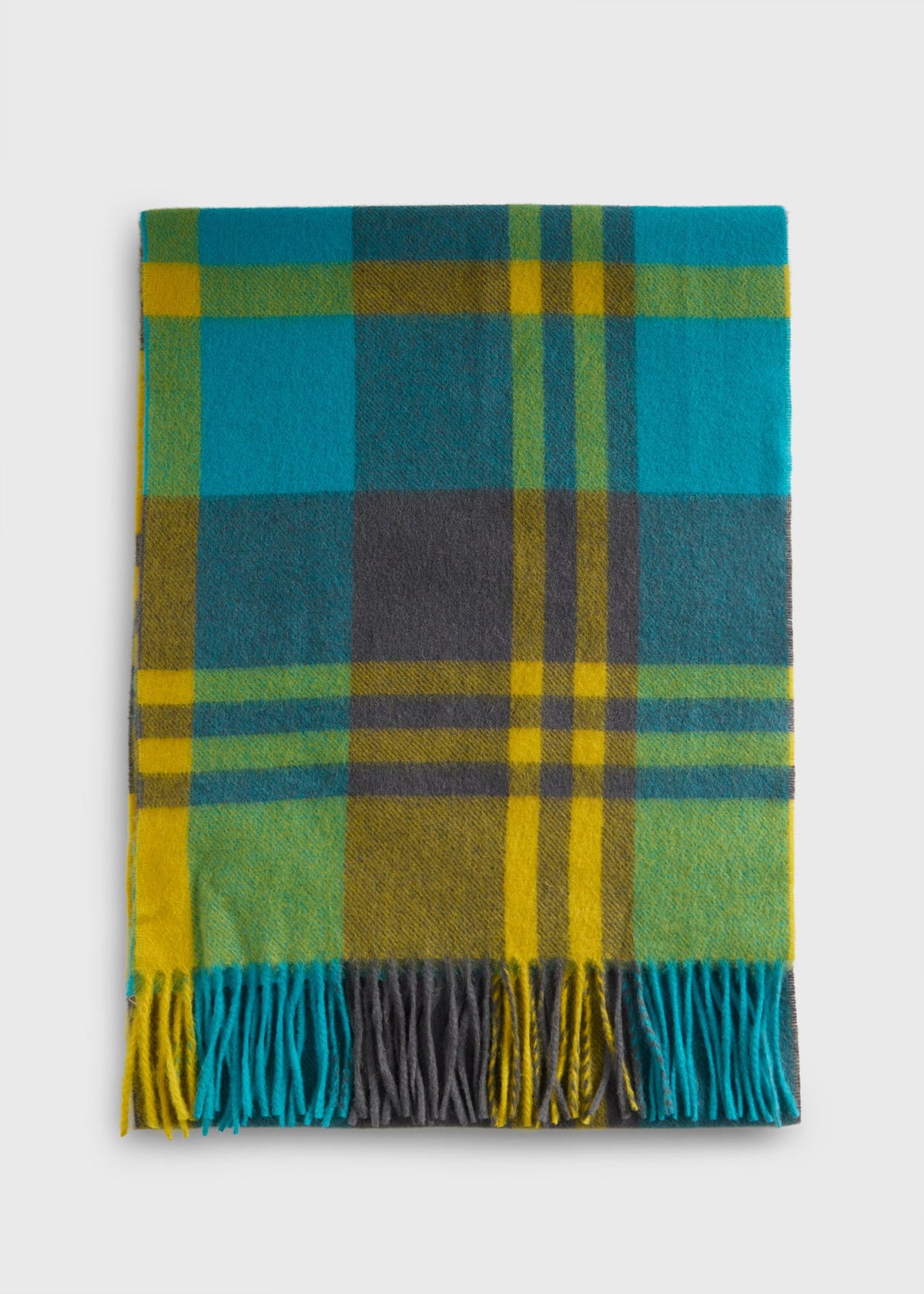 Woven Cashmere Plaid Scarf - Paul Stuart Special Offer