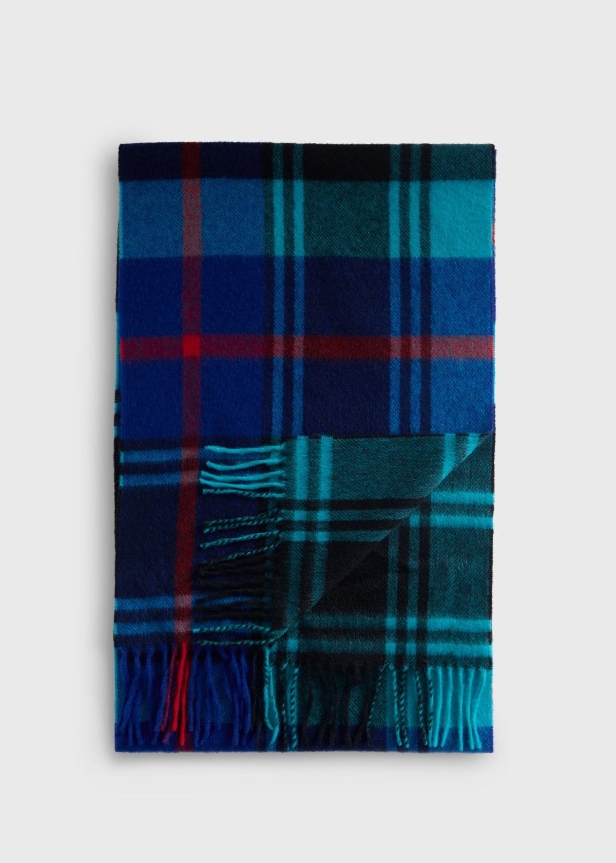 Woven Cashmere Plaid Scarf - Paul Stuart Sale