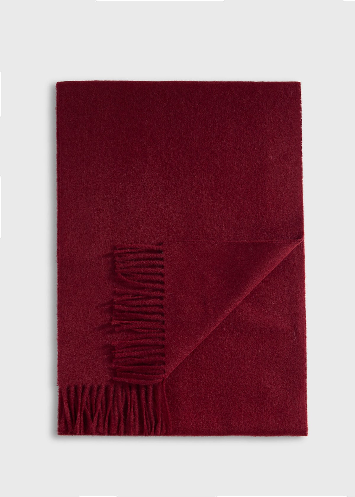 Cashmere Scarf with Man on the Fence Logo - Paul Stuart Signature