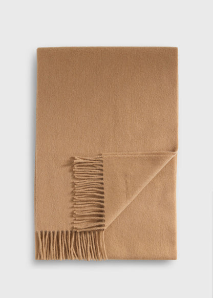 Cashmere Scarf with Man on the Fence Logo - Paul Stuart Value