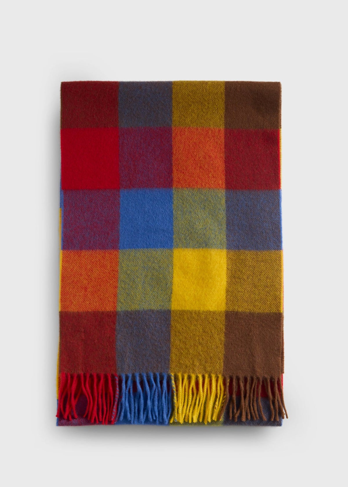 Woven Cashmere Buffalo Check Scarf - Paul Stuart Featured