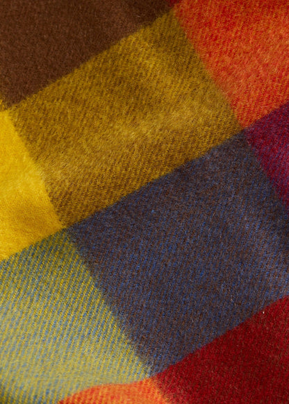Woven Cashmere Buffalo Check Scarf - Paul Stuart Featured