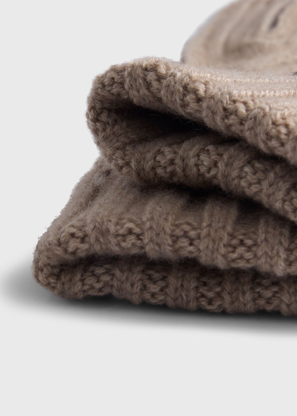 Suede & Cashmere Cable Knit Glove - Paul Stuart New