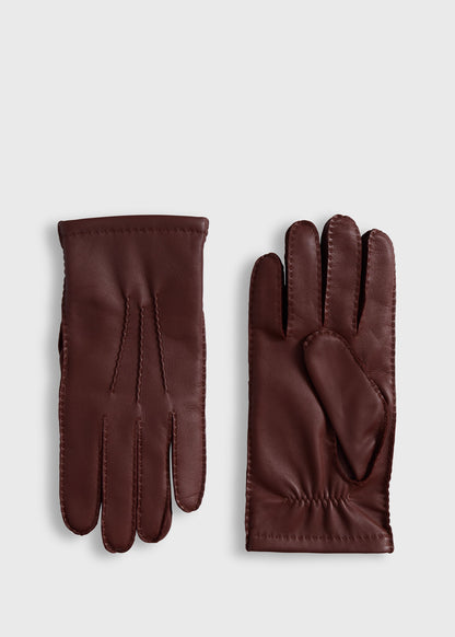 Leather Saddle Stitch Glove - Paul Stuart Discount