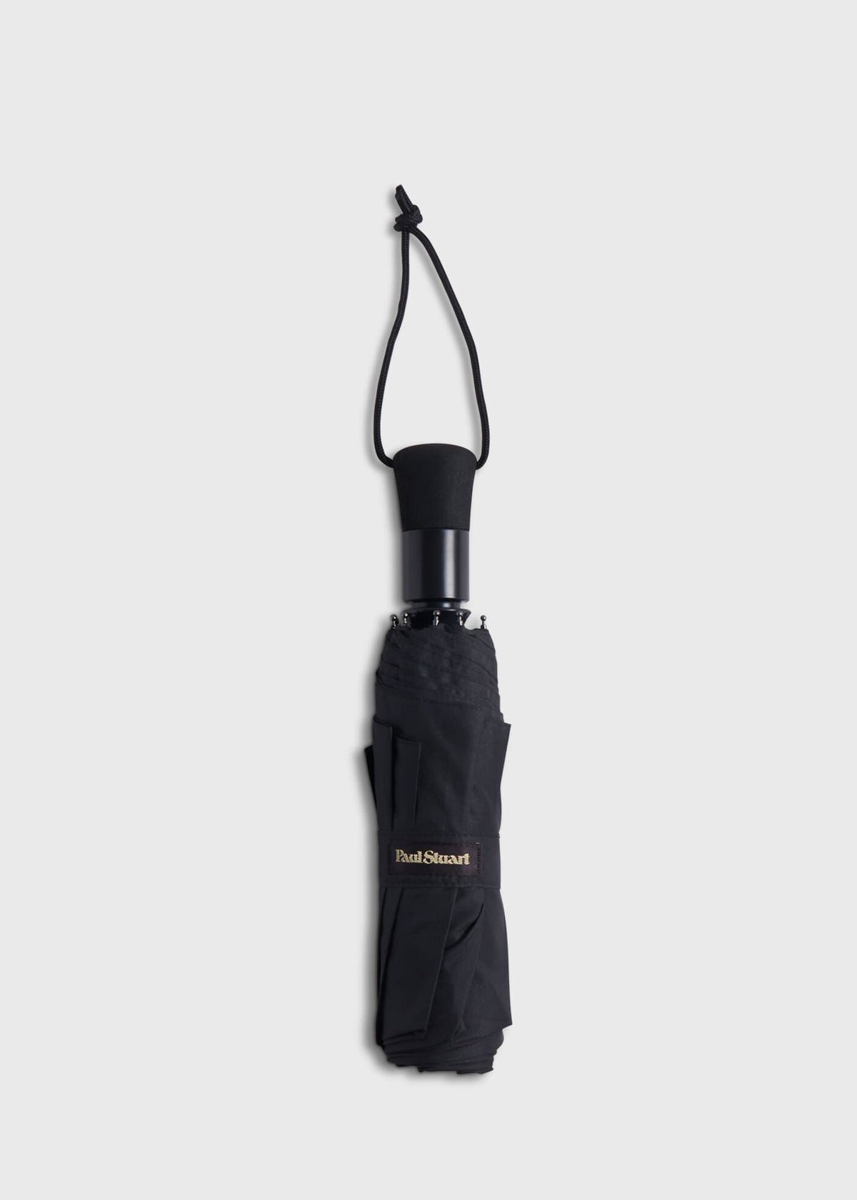 Black Windproof Umbrella - Paul Stuart Discount