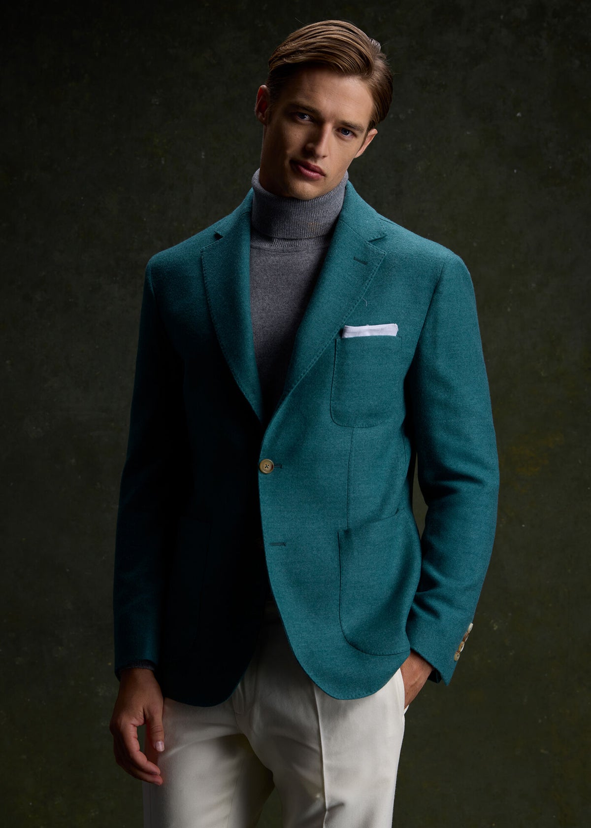 Wool & Cashmere Patch Pocket Jacket - Paul Stuart Best Seller