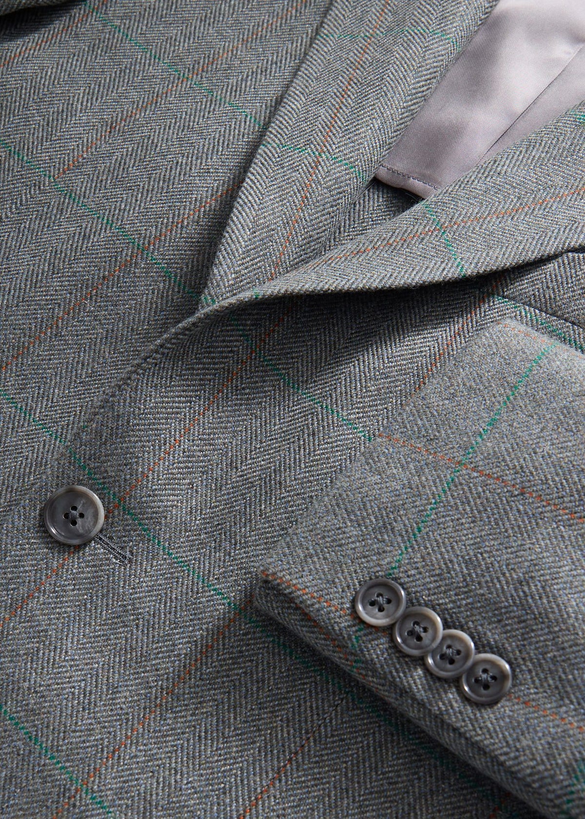 Cashmere Deco Herringbone Jacket - Paul Stuart Quality