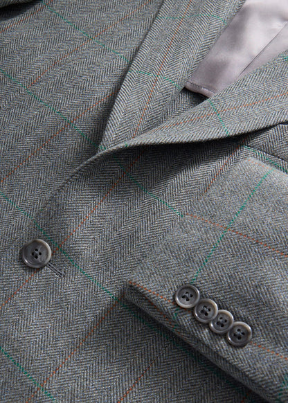 Cashmere Deco Herringbone Jacket - Paul Stuart Quality