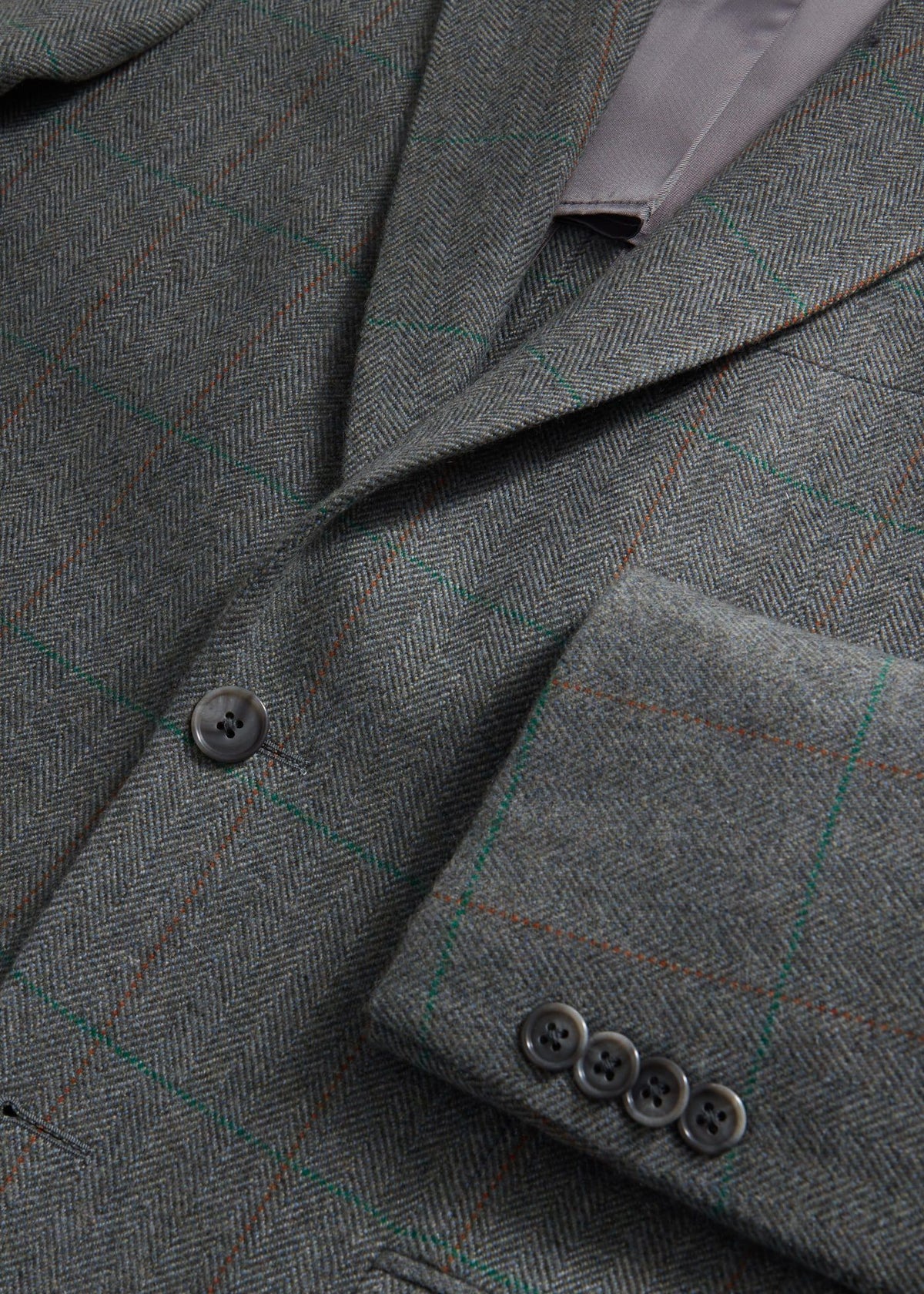 Cashmere Deco Herringbone Jacket - Paul Stuart Quality