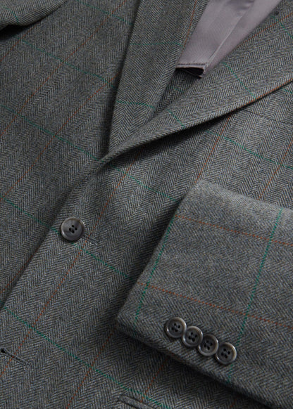 Cashmere Deco Herringbone Jacket - Paul Stuart Quality