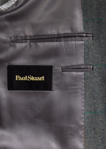 Cashmere Deco Herringbone Jacket - Paul Stuart Quality