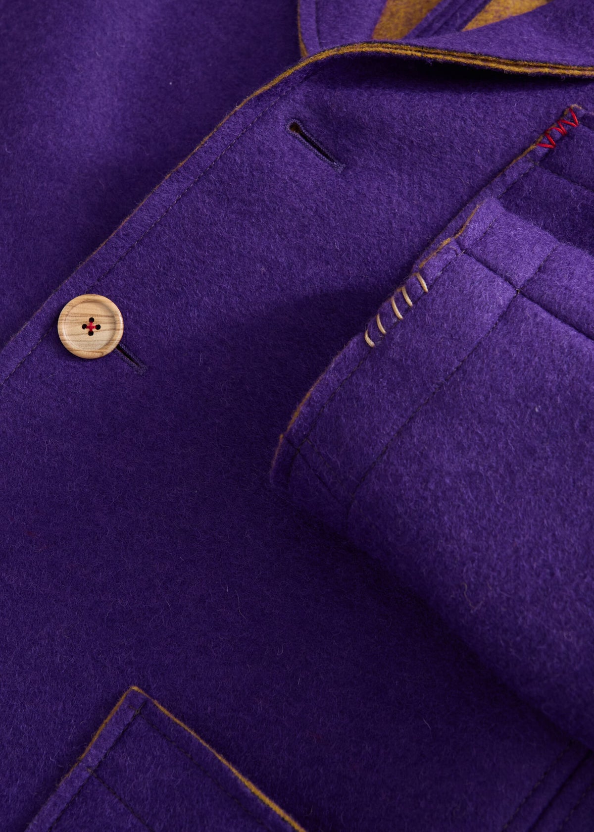 Wool Raw Edge Jacket - Paul Stuart Recommended