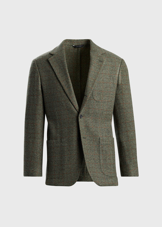 Cashmere & Wool Plaid Jacket - Paul Stuart Quality