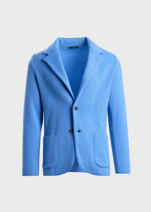 Single Breasted Knitted Cashmere Blazer - Paul Stuart Trusted