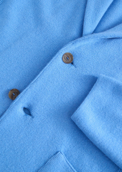 Single Breasted Knitted Cashmere Blazer - Paul Stuart Trusted