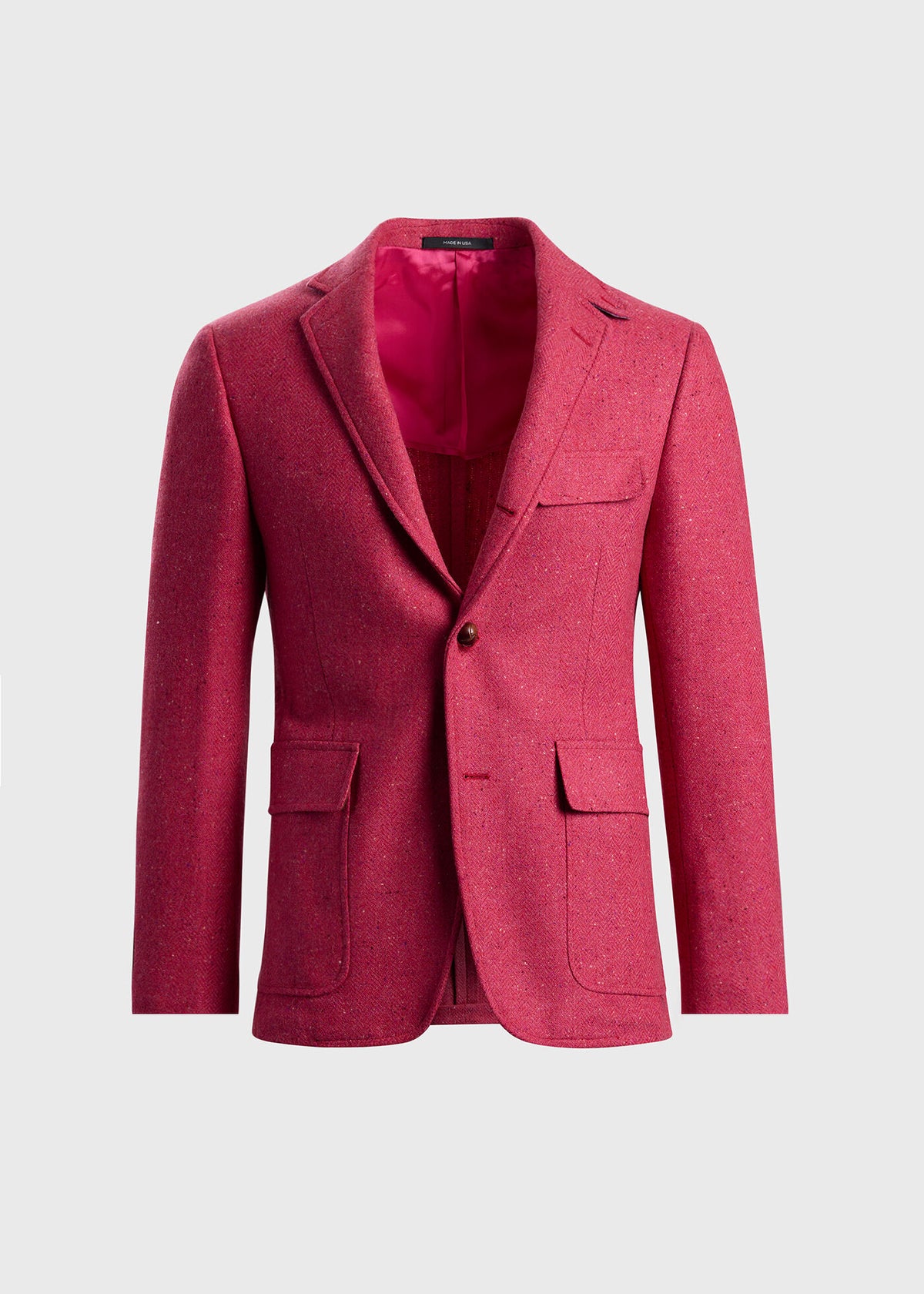 Tweed Jacket with Suede Finishing - Paul Stuart Exclusive