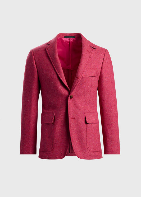 Tweed Jacket with Suede Finishing - Paul Stuart Exclusive