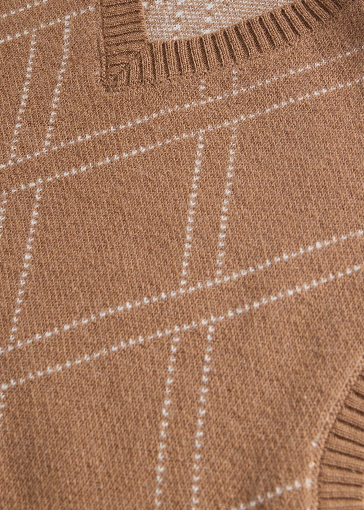 Wool & Cashmere Jacquard Vest - Paul Stuart Signature