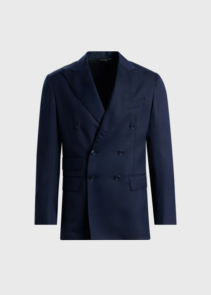 Wool Twill Double Breasted Suit - Paul Stuart Discount