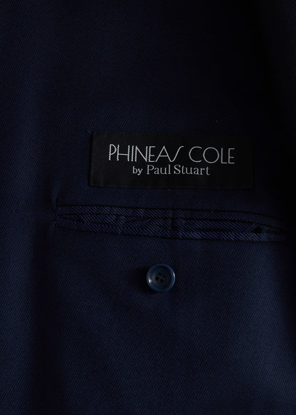 Wool Twill Double Breasted Suit - Paul Stuart Discount