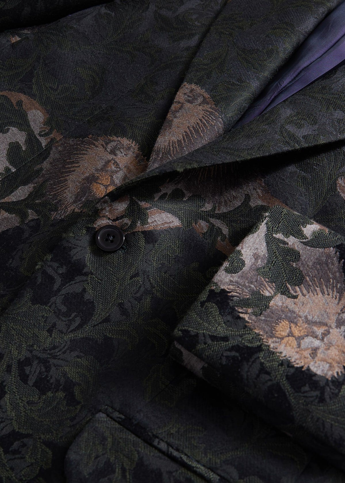 Wool & Silk Jacquard Dinner Jacket - Paul Stuart Sale