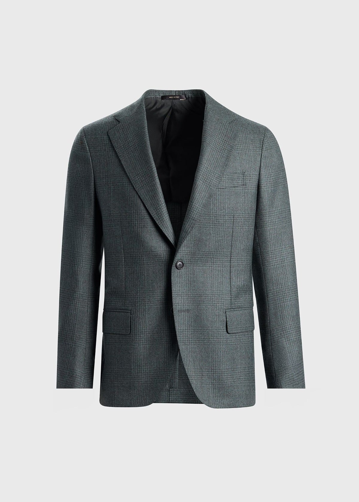 Sage Tonal Plaid Flannel Suit - Paul Stuart Great Value