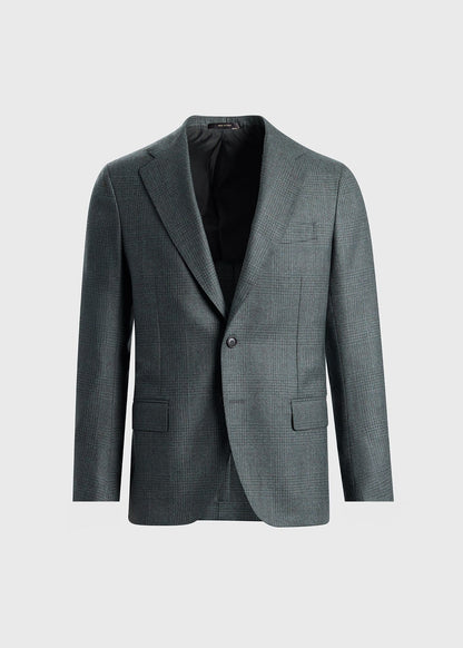 Sage Tonal Plaid Flannel Suit - Paul Stuart Great Value