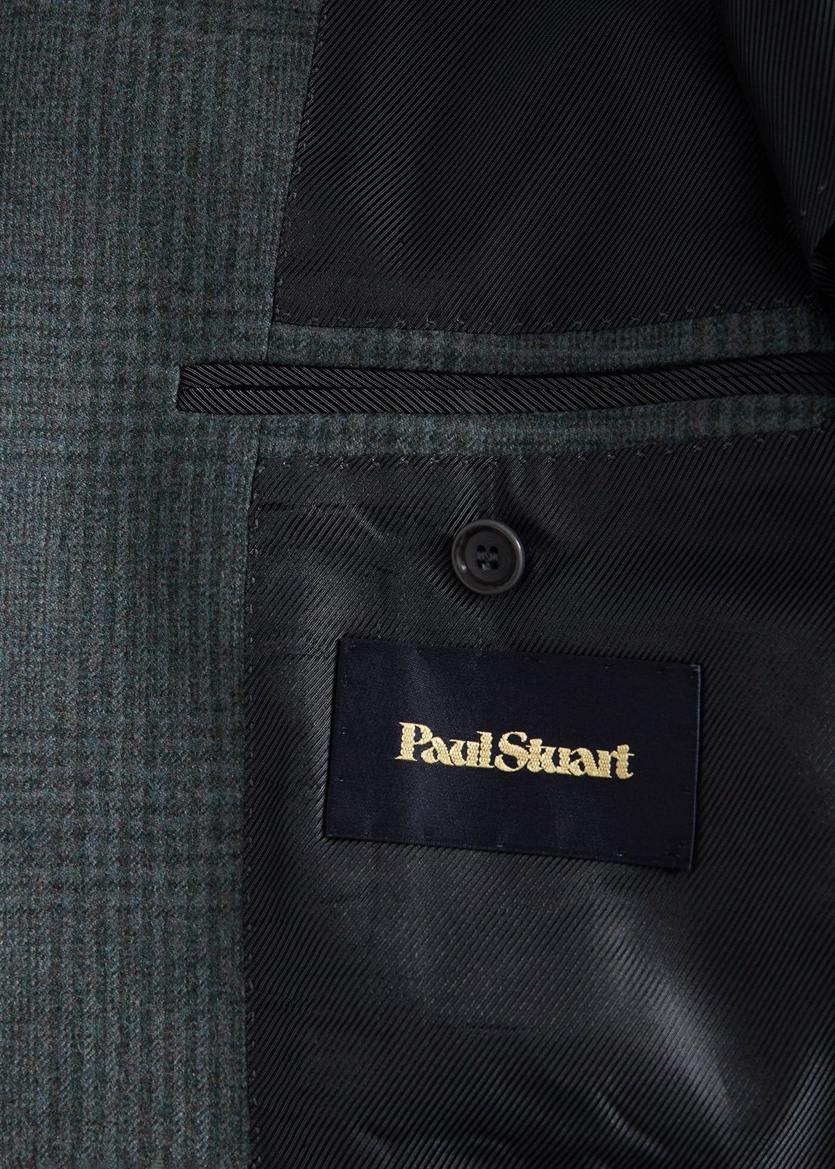 Sage Tonal Plaid Flannel Suit - Paul Stuart Great Value